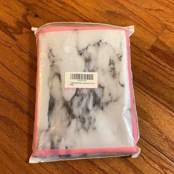 Set of two modern art marble window toppers/valance - Picture 8 of 9